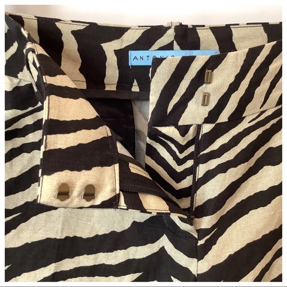 NWT Antonio Melani Linen/Silk Maxine Fit Shorts 2 - Picture 8 of 9